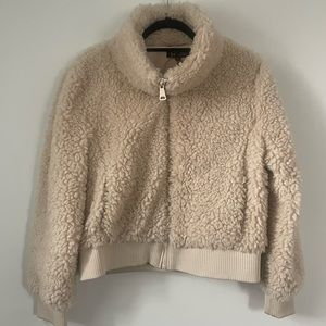 Zara Teddy Bomber Jacket